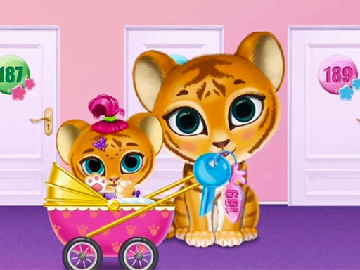 Kids Pet Hotel - free online Browser game
