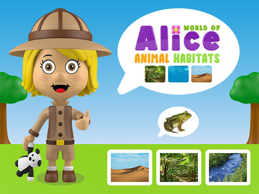 World of Alice Animal Habitat - free online Browser game