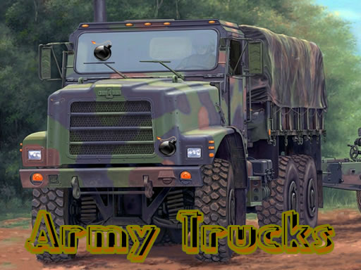 Army Trucks Hidden Objects - free online Browser game