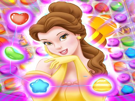 Belle Princess Match 3 Puzzle - free online Browser game