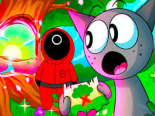 When Sprunki Meet Squid Game - free online Browser game
