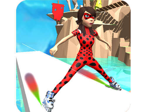 Ladybug Skating Rink Sky - free online Browser game