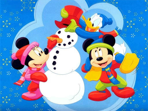 Disney Christmas Jigsaw Puzzle 2 - free online Browser game