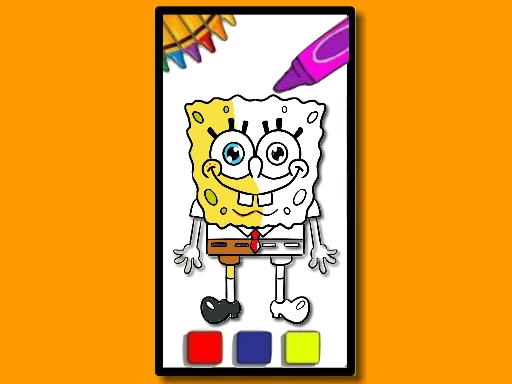 SpongeBob Coloring Adventure - free online Browser game