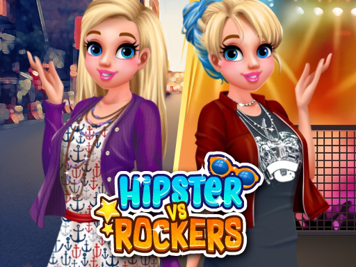 Hipster vs Rockers - free online Browser game