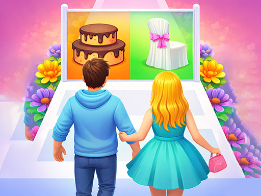 Couple Wedding Race Game - free online Browser game
