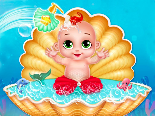 Mermaid Baby Care - free online Browser game