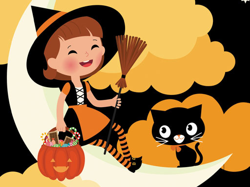 Little Witch Puzzle - free online Browser game