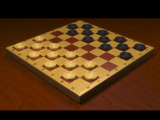 Checkers Dama chess board - free online Browser game