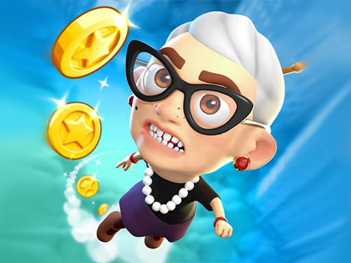 Angry Gran Run: Grannywood - free online Browser game