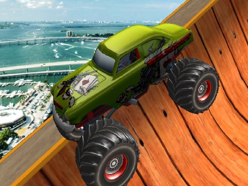 Monster Trucks Sky Stunts - free online Browser game