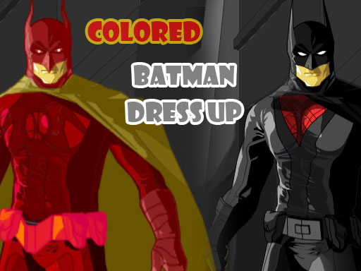 Colored Batman Dress Up - free online Browser game