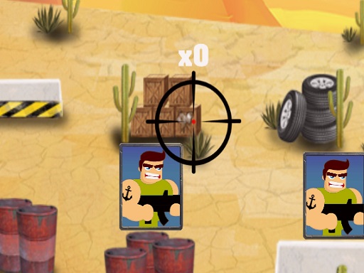 2D War Friends Shooting - free online Browser game