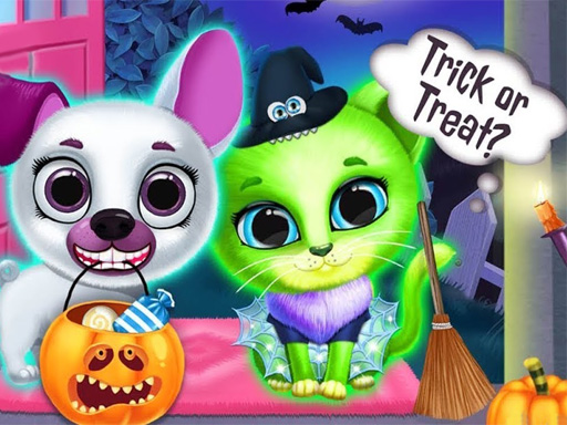 Scary Makeover Halloween Pet Salon - free online Browser game