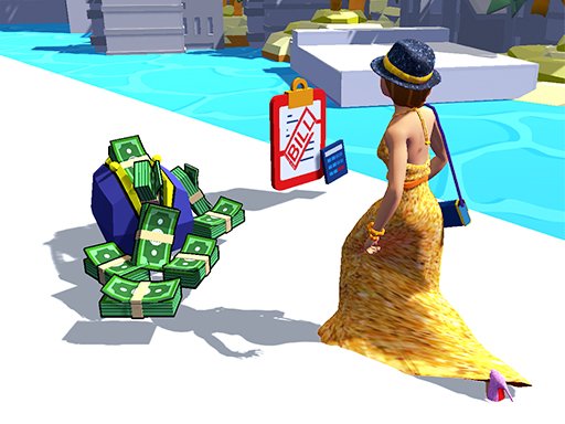 Rich Run Race 3D - free online Browser game
