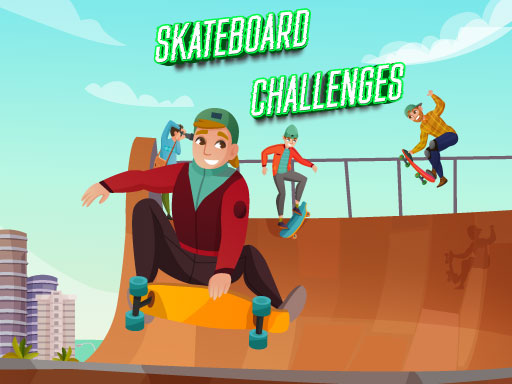 Skateboard Challenges - free online Browser game