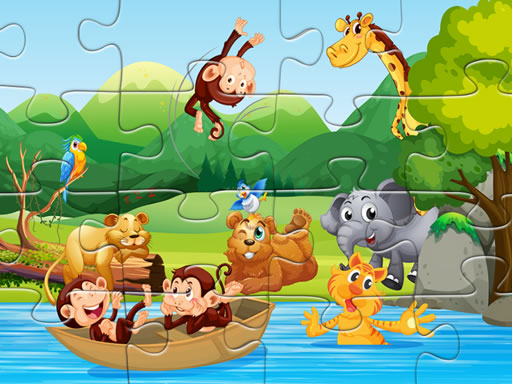 Animals Puzzle - free online Browser game