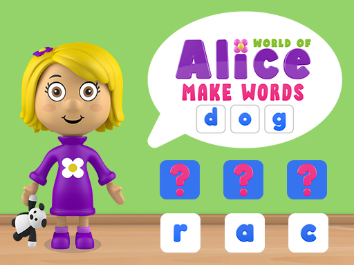 World of Alice Make Words - free online Browser game