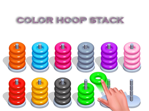 Color Hoop Stack - Sort Puzzle - free online Browser game