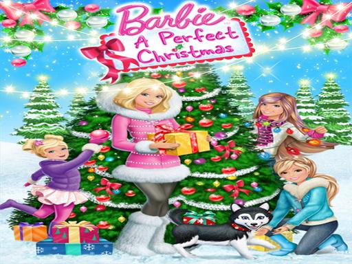 Barbie Christmas DressUp - free online Browser game