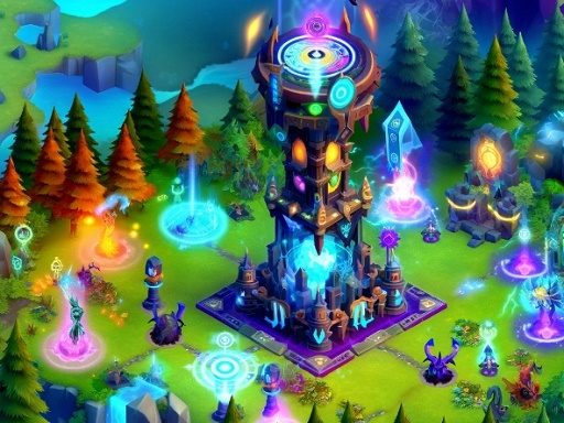 2D Fantasy Tower Defence - free online Browser game