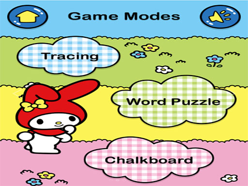 MyMelody ABC Tracing - free online Browser game