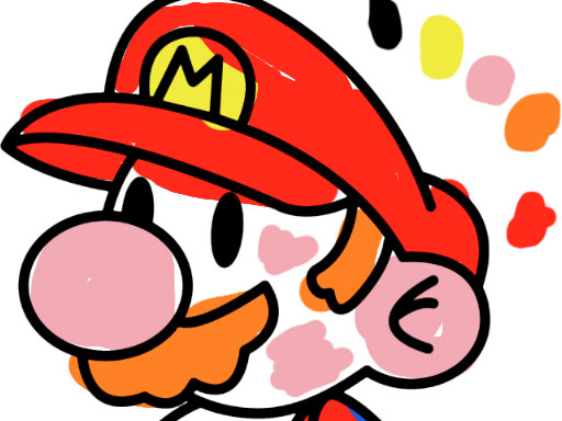 Coloring Book Super Mario - free online Browser game