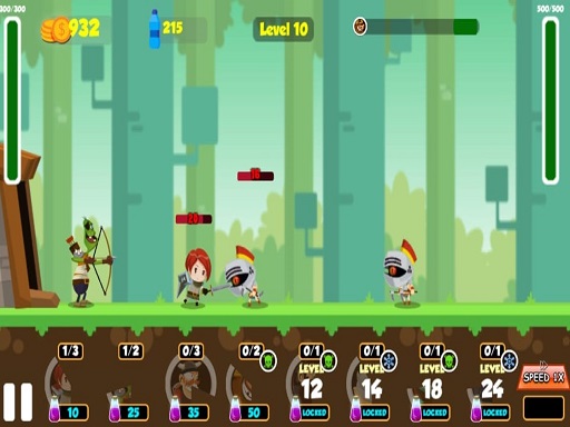 Castle Defense Battle Heroes - free online Browser game