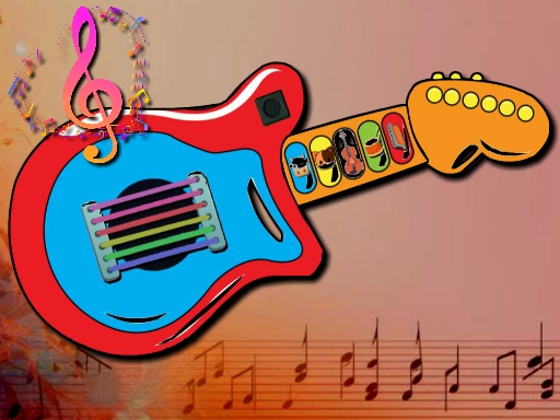 Kids Guitar Music Time - free online Browser game