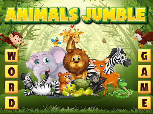Animals Jumble - free online Browser game
