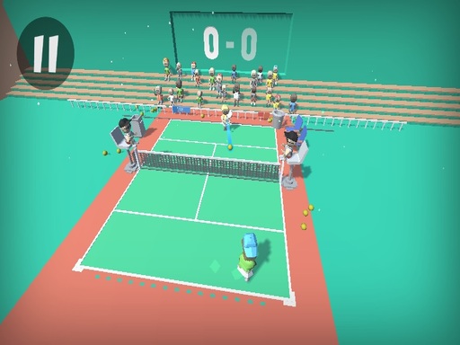 Funny Tennis - free online Browser game