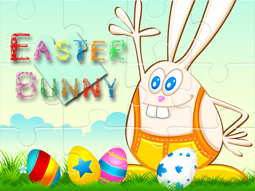 Easter Bunny Puzzle - free online Browser game