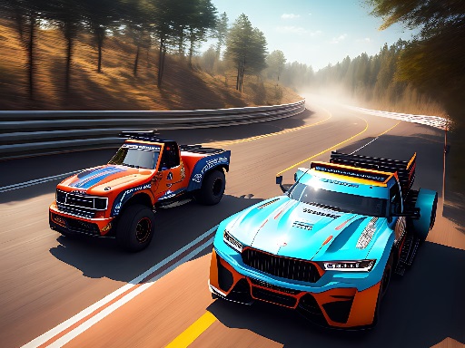 Top Down Truck Racing - free online Browser game