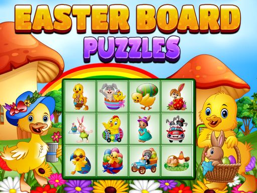 Easter Board Puzzles - free online Browser game