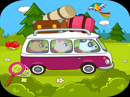 Kids camping - free online Browser game