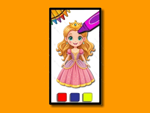 BTS Princess Coloring Book - free online Browser game