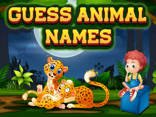 Guess Animal Names - free online Browser game