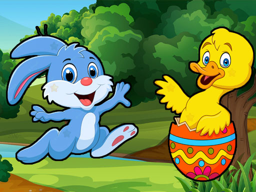 Easter Hidden Stars - free online Browser game