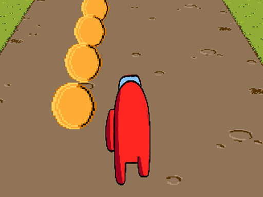 Among Golden Run 3D - free online Browser game