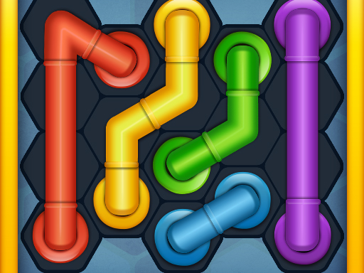 Pipe Lines : Hexa - free online Browser game