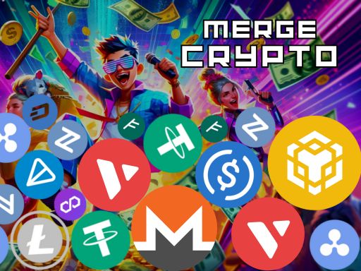 Merge Crypto 2048 Puzzle - free online Browser game