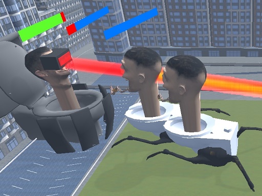 Merge Toilet Skib Fight - free online Browser game