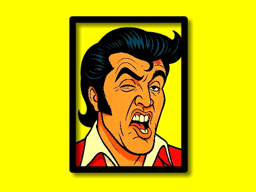 Elvis Funny Face - free online Browser game