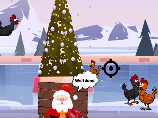 Christmas Chicken Shoot - free online Browser game