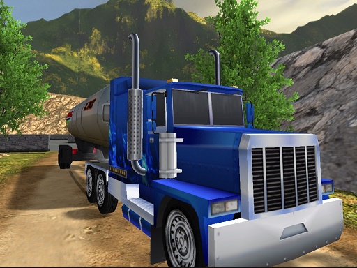 Oil Tank Truck Driving Sim - free online Browser game