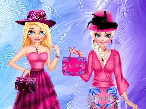 DRESSUP BFF FEATHER FESTIVAL FASHION - free online Browser game