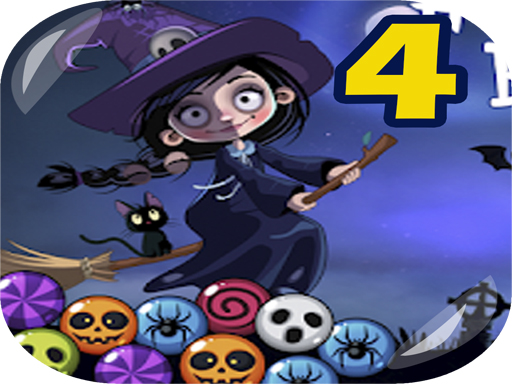 Bubble Shooter Funny Halloween Paper Fold - free online Browser game