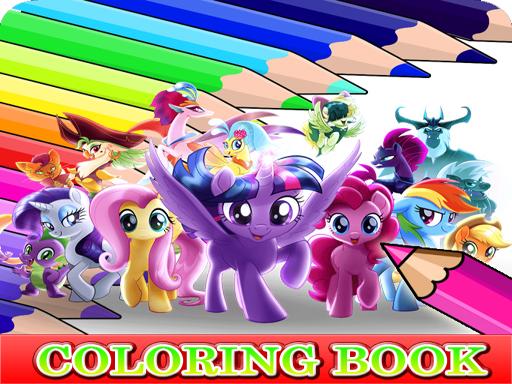 Coloring Book for My Little Pony - free online Browser game