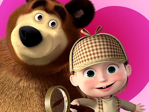 Masha Spot the Differences - free online Browser game