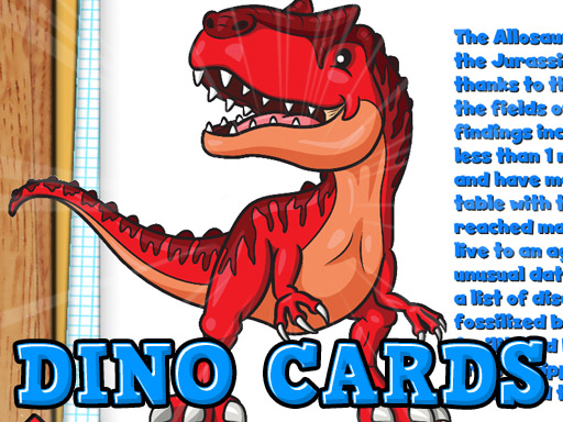 Dino Cards - free online Browser game